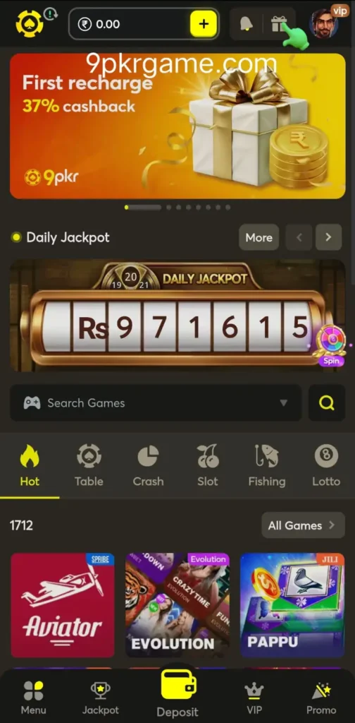 9PKR Pakistani Casino